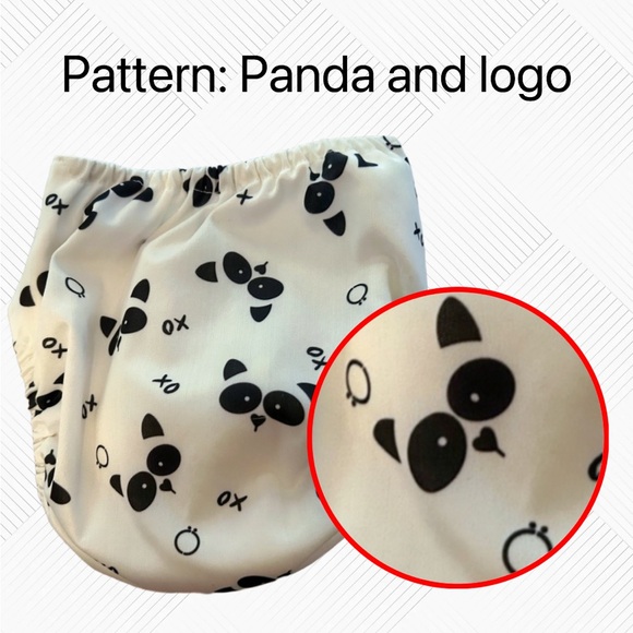 🇨🇦👍*GUC* OMAIKI | 10 lbs | Cloth Diaper- Panda - Inserts included ‼️read - Picture 4 of 10